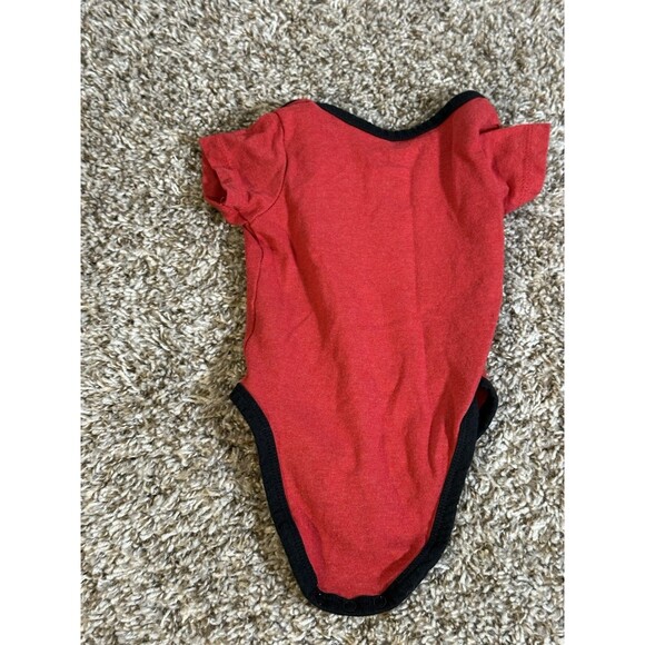 Disney Baby Mickey Mouse Pluto Red Short Sleeve Bodysuit 3–6 Months - Picture 8 of 8